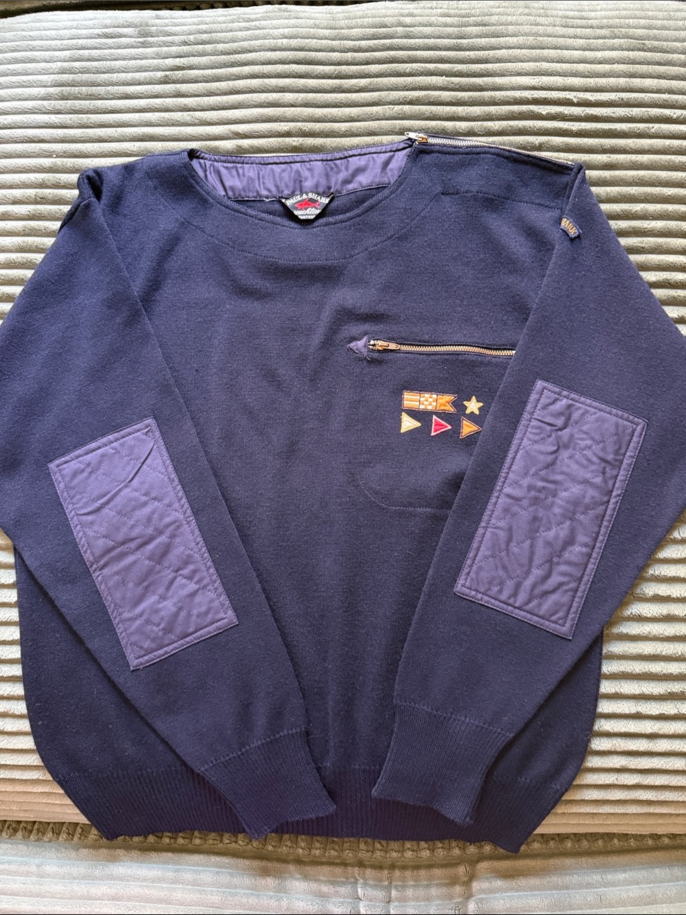 Paul & Shark Yachting Wool Crewneck Sweater XL Made in Italy